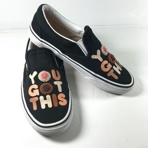 Vans Breast Cancer Awareness slip ons You Got This